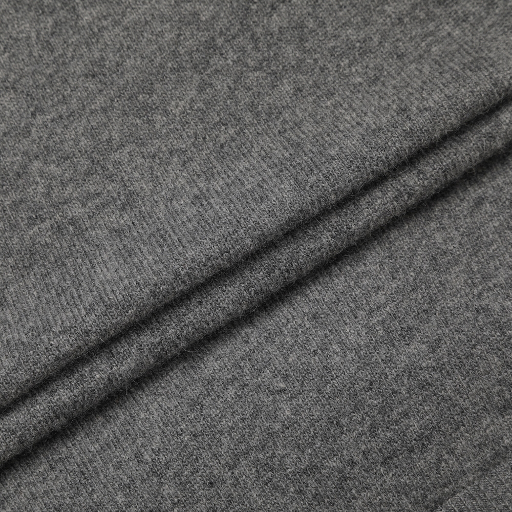 Windproof Cashmere Mockneck Knit Pullover_GY