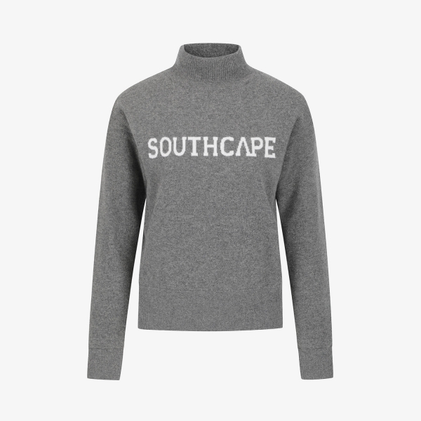 Windproof Cashmere Mockneck Knit Pullover_GY