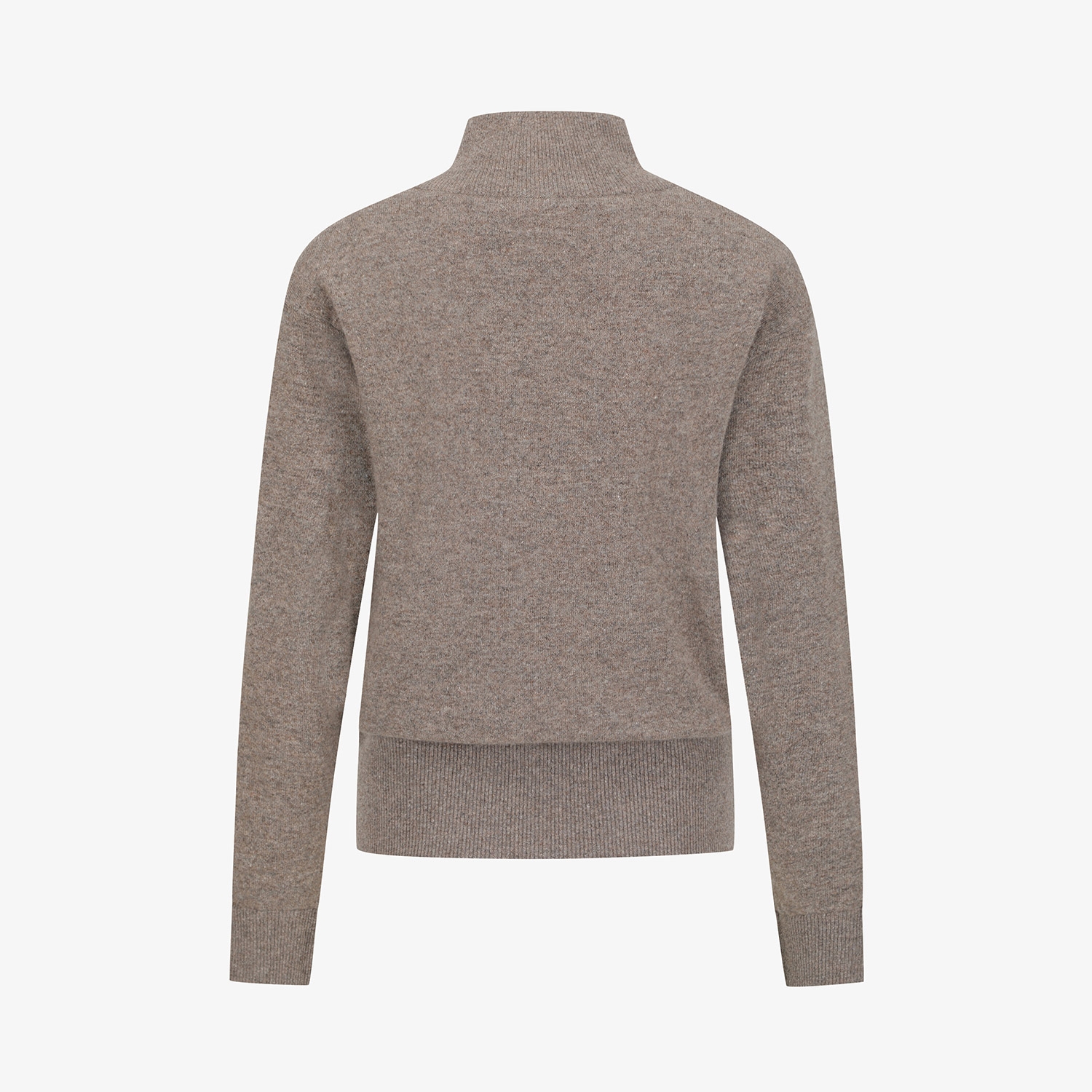 Windproof Cashmere Mockneck Knit Pullover_ME