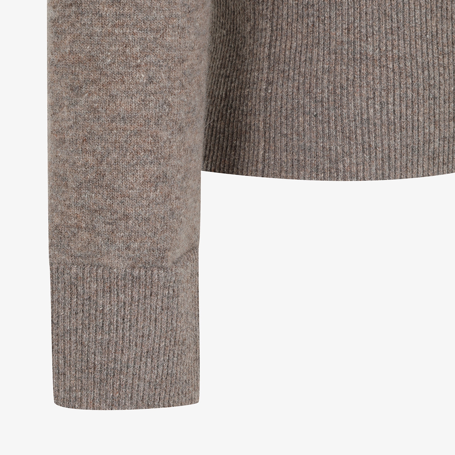 Windproof Cashmere Mockneck Knit Pullover_ME