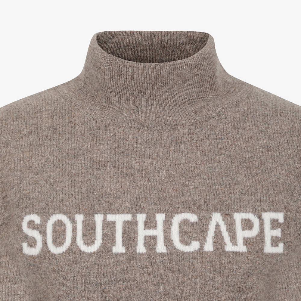 Windproof Cashmere Mockneck Knit Pullover_ME