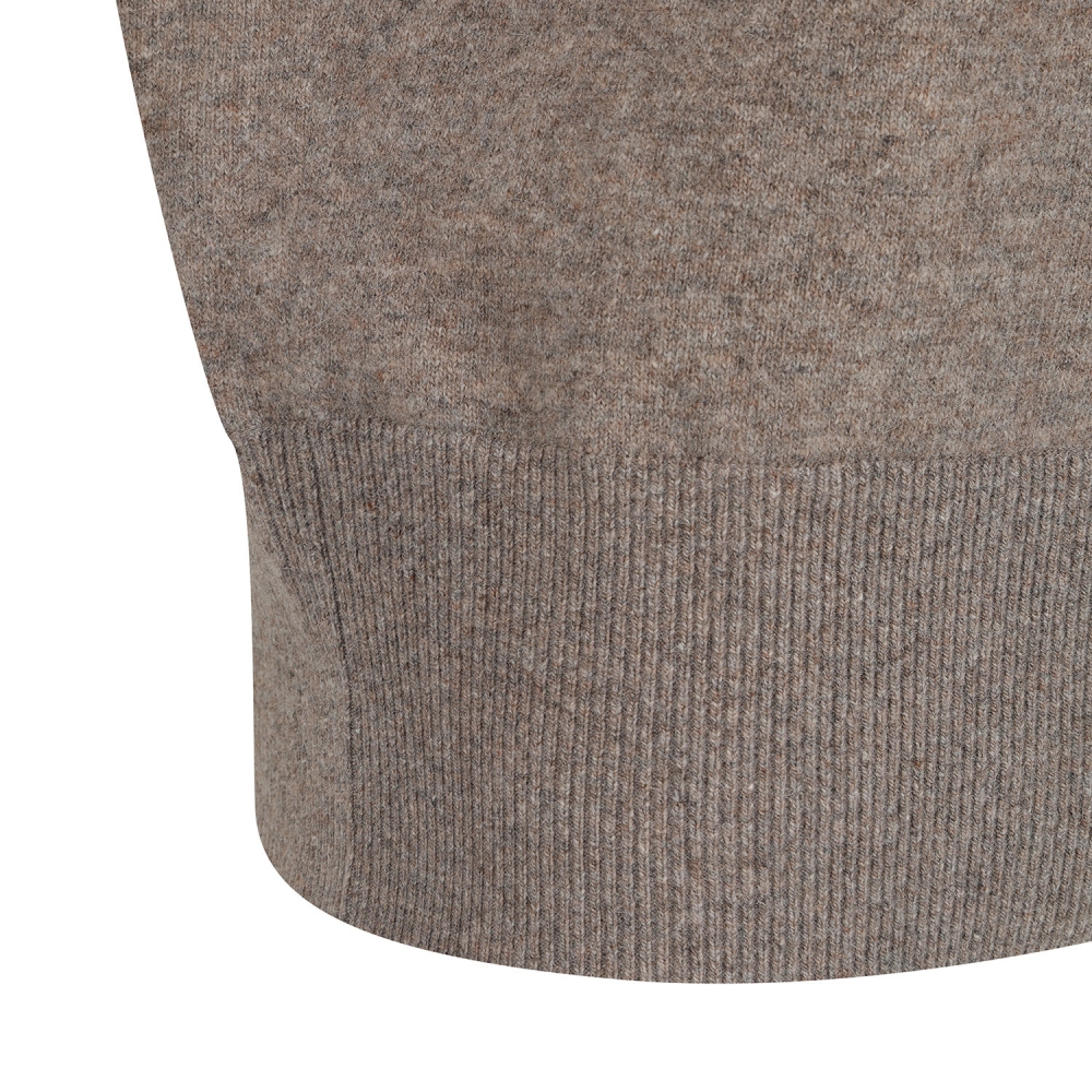 Windproof Cashmere Mockneck Knit Pullover_ME