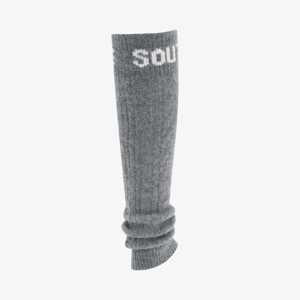 Air Wool Knit Leg Warmers_GY