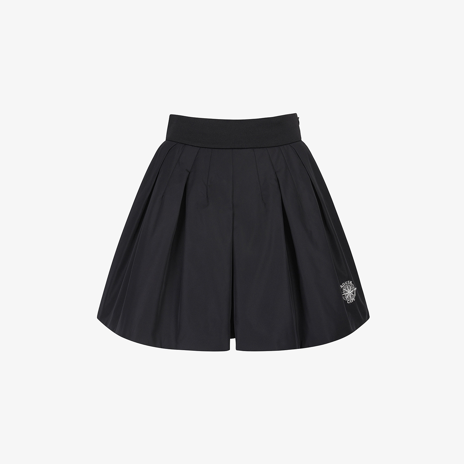 Southcross Pleated Padding Skirt-Pants_BK