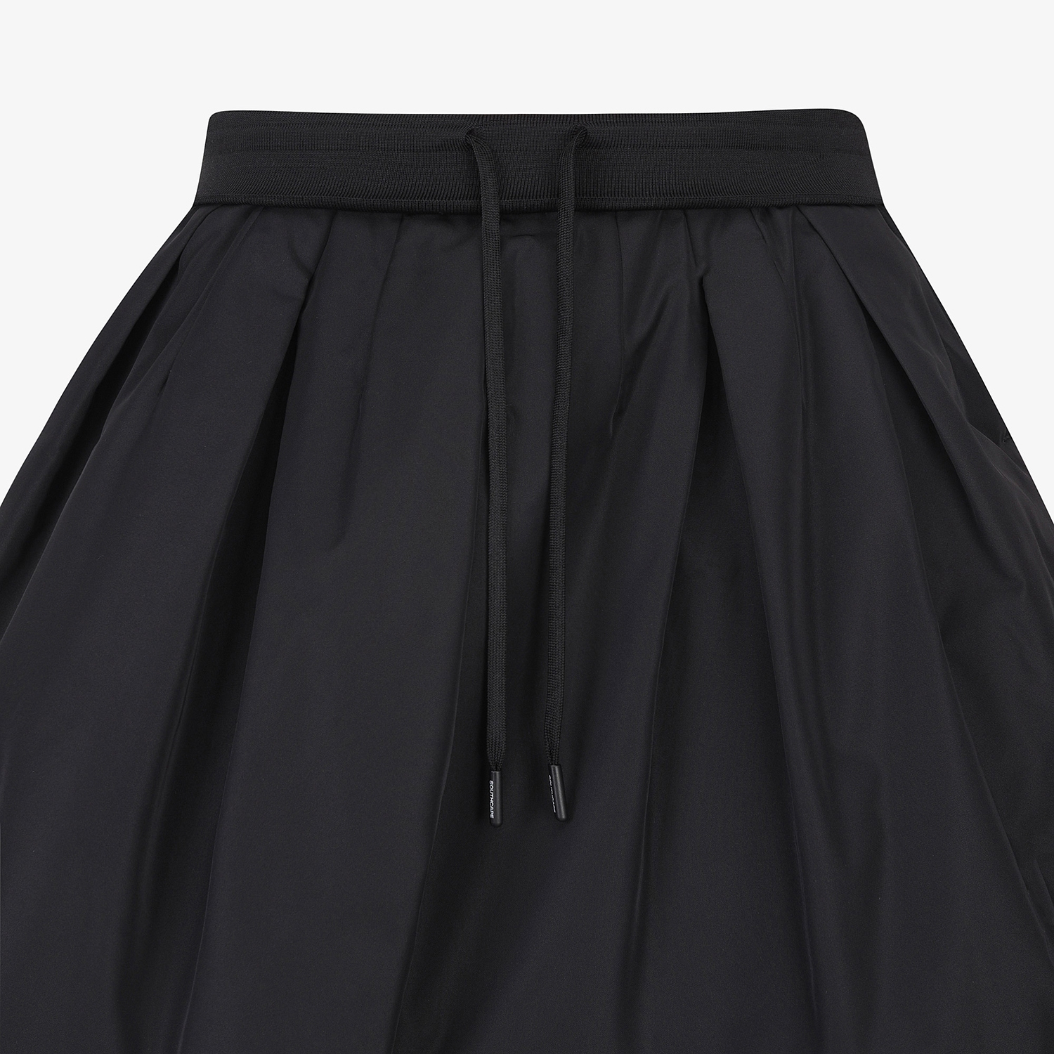 Southcross Pleated Padding Skirt-Pants_BK