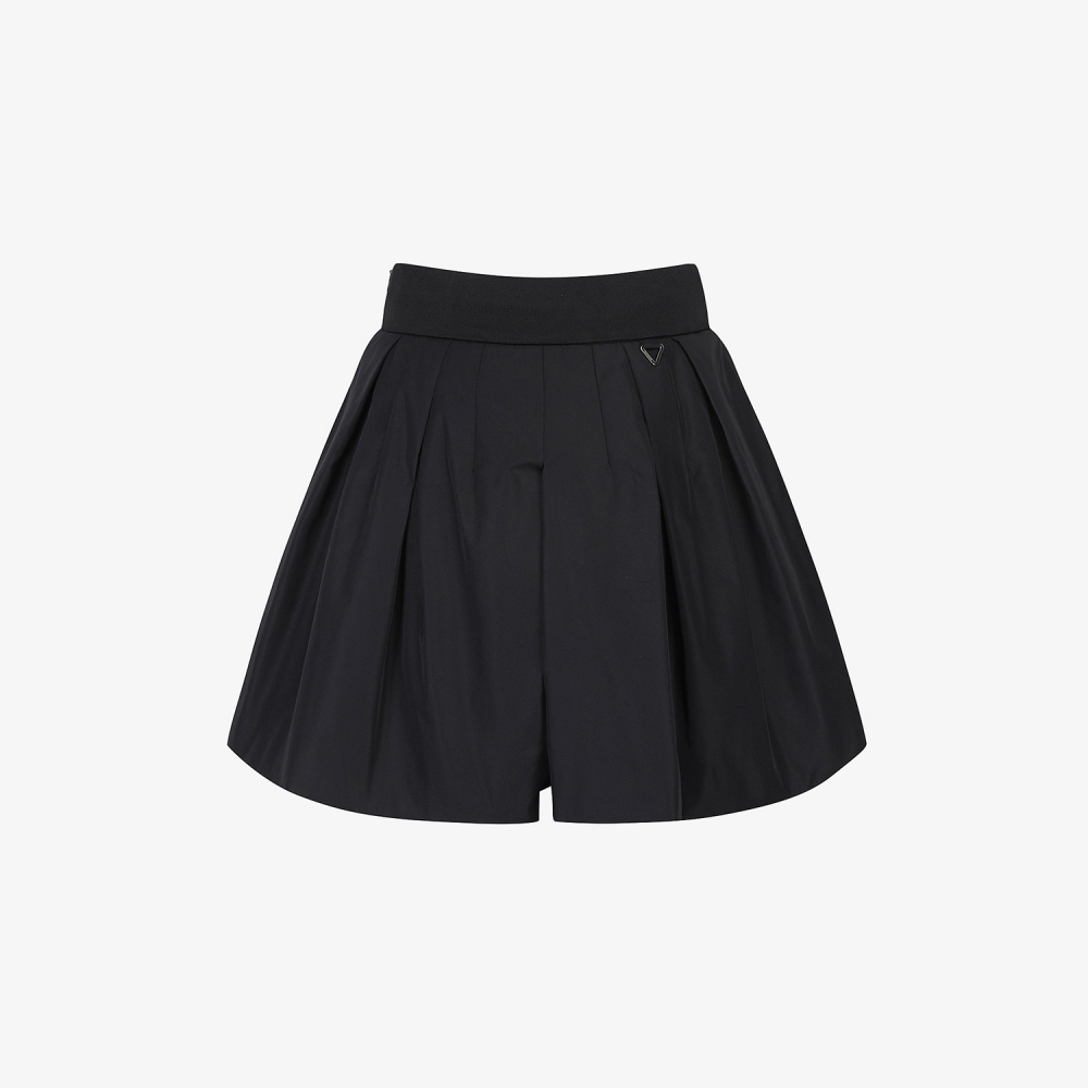 Southcross Pleated Padding Skirt-Pants_BK