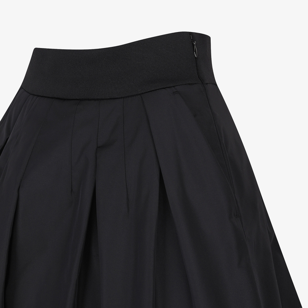 Southcross Pleated Padding Skirt-Pants_BK