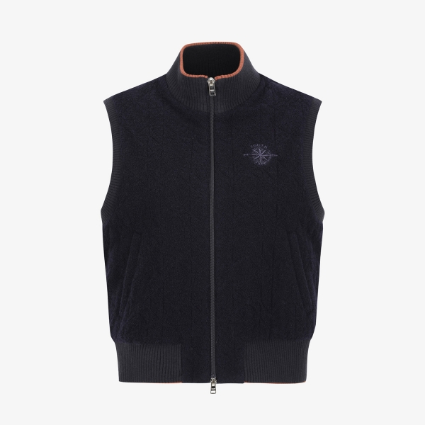 Southcross Boucl&eacute; Wool Knit Vest_NA