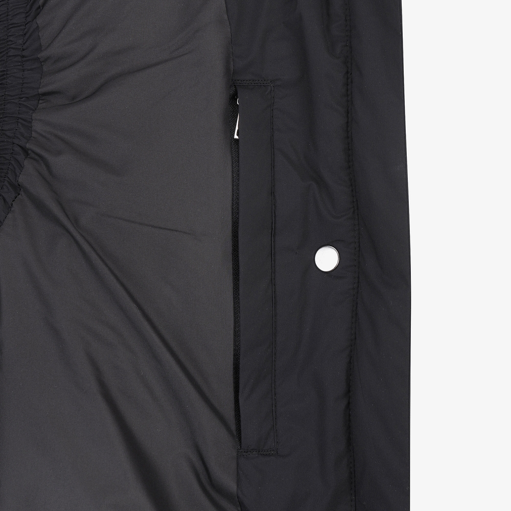 Voluminous Goose Down Hooded Vest_BK