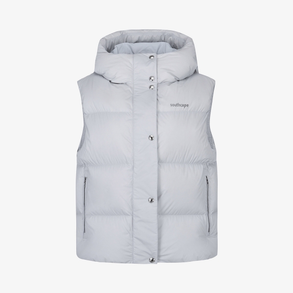 Voluminous Goose Down Hooded Vest_LG