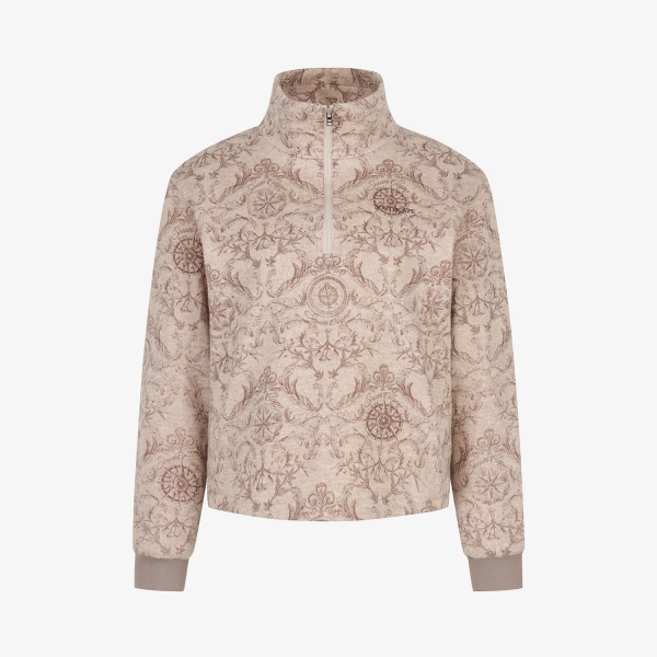 Southcross Wool Mockneck Half-Zip Top_BE