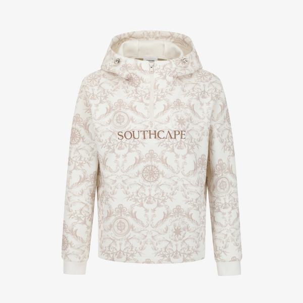 Southcross Print Jersey Zip-Up Hooded Top_BE