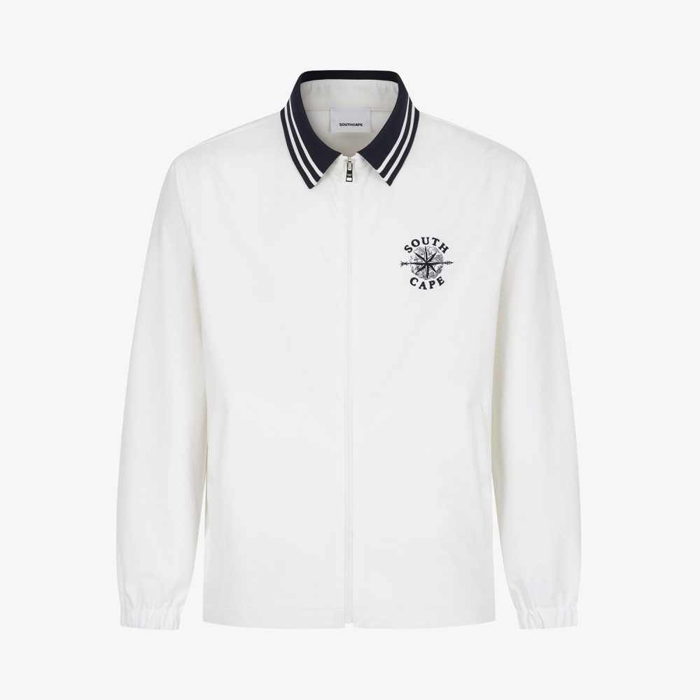 Southcross Contrast Collar Jumper_WT