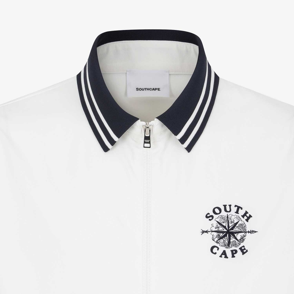 Southcross Contrast Collar Jumper_WT