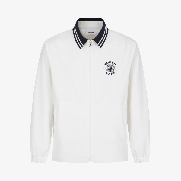 Southcross Contrast Collar Jumper_WT