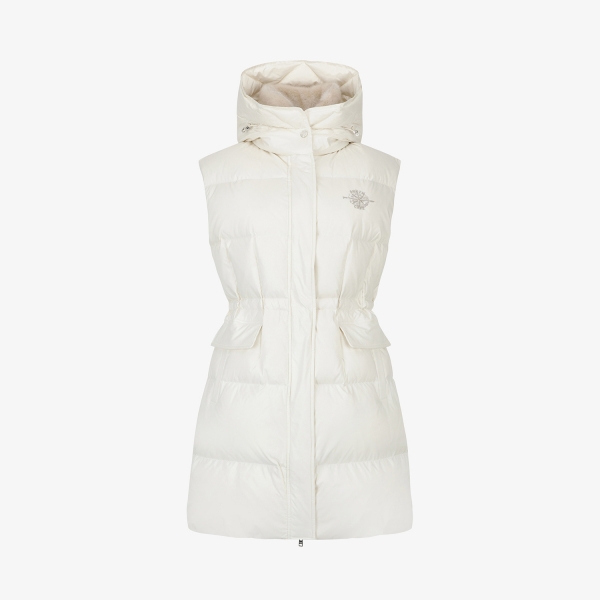Southcross Long Goose Down Hood Vest_CR