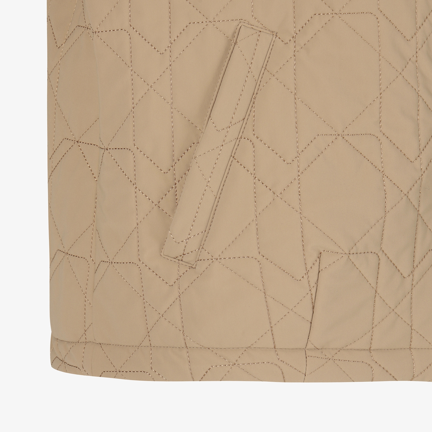Southcross Volante Quilted High-Neck Padded Jumper_BE