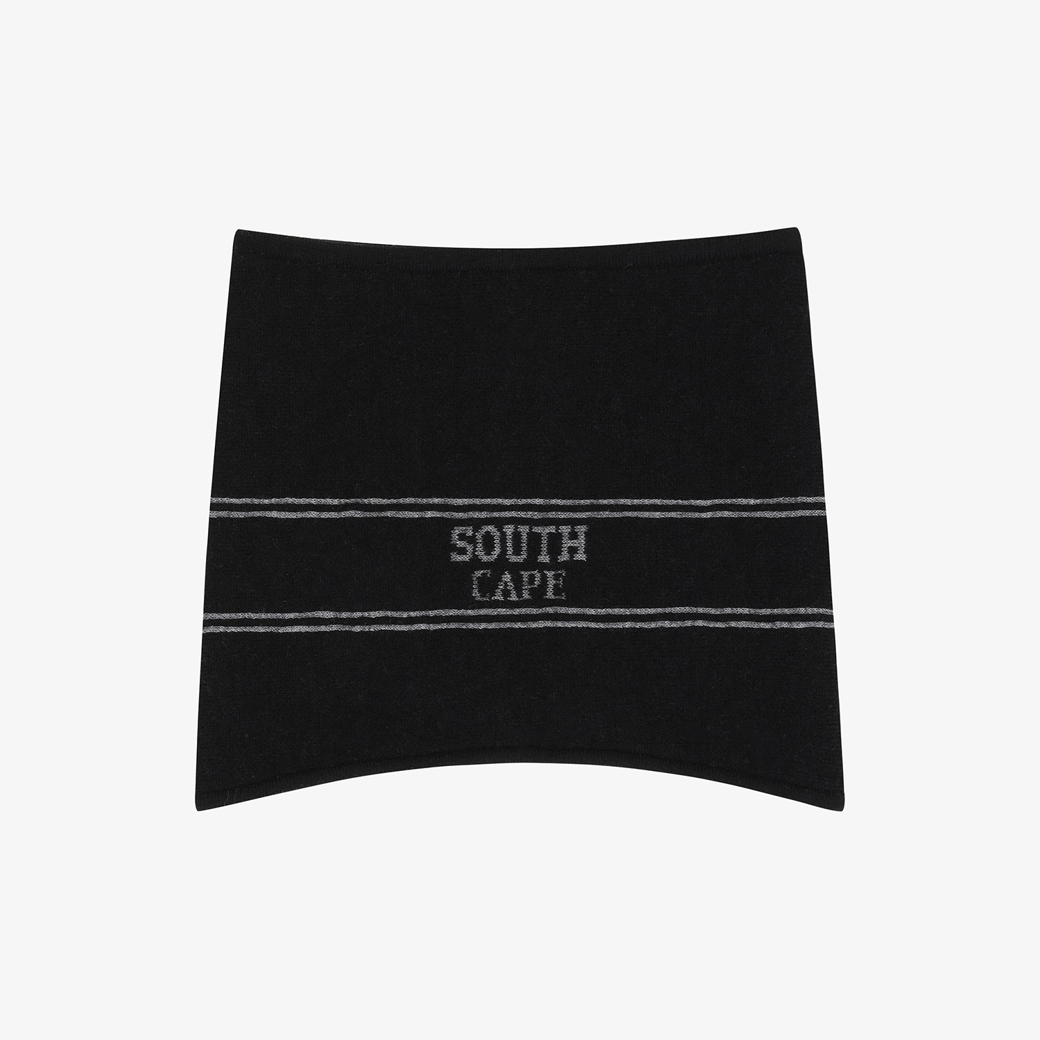 Reversible Knit Neck Warmer_BK