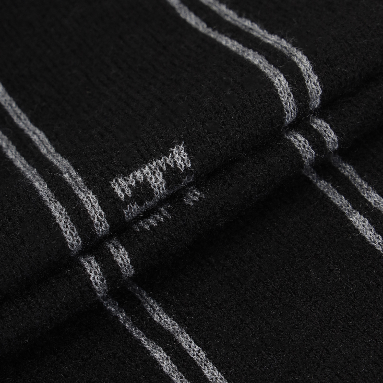 Reversible Knit Neck Warmer_BK