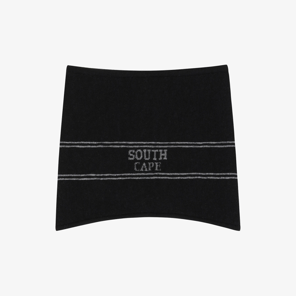 Reversible Knit Neck Warmer_BK