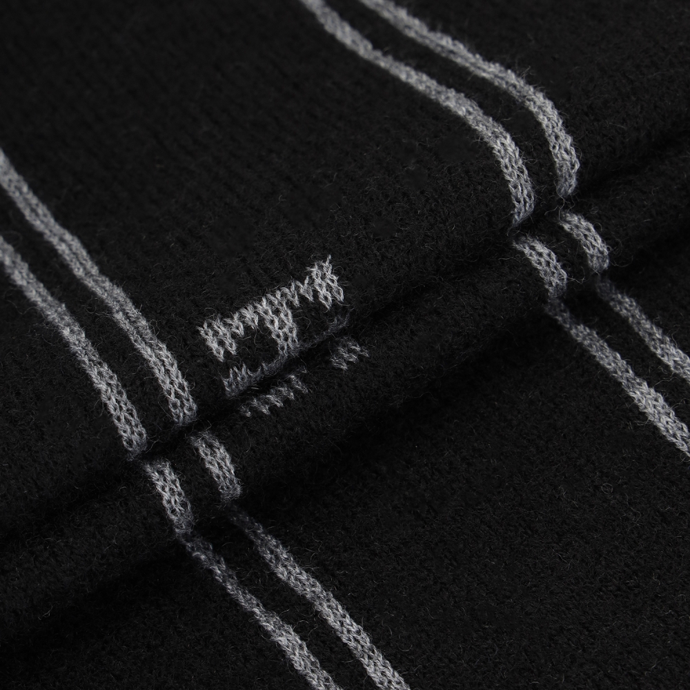 Reversible Knit Neck Warmer_BK