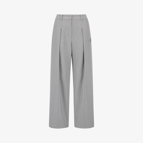 Southcross Pin-Tuck Wide Pants_GY