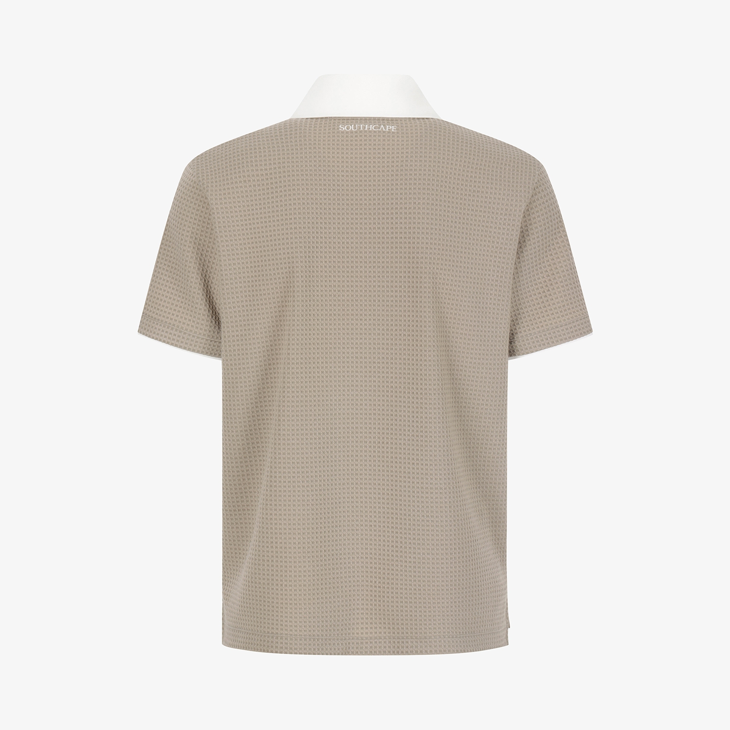 Southcross Open-Collar Waffle Knit T-Shirt_KE
