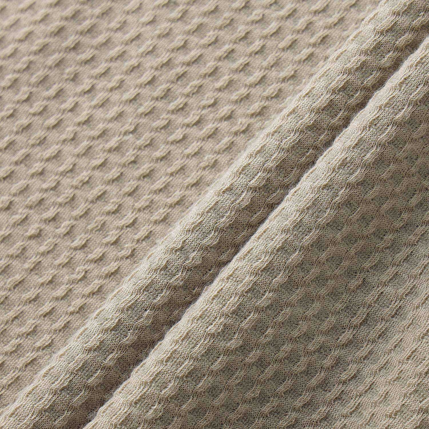 Southcross Open-Collar Waffle Knit T-Shirt_KE