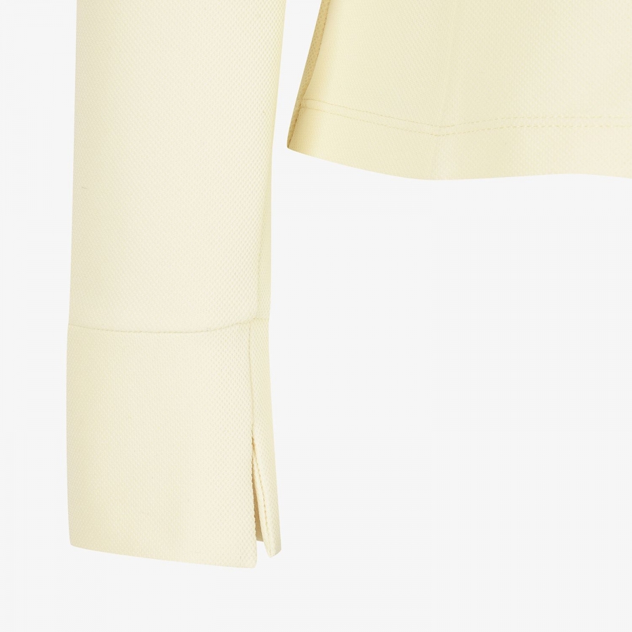 Southcross Frill Mock-Neck Back Slit T-Shirt_LY