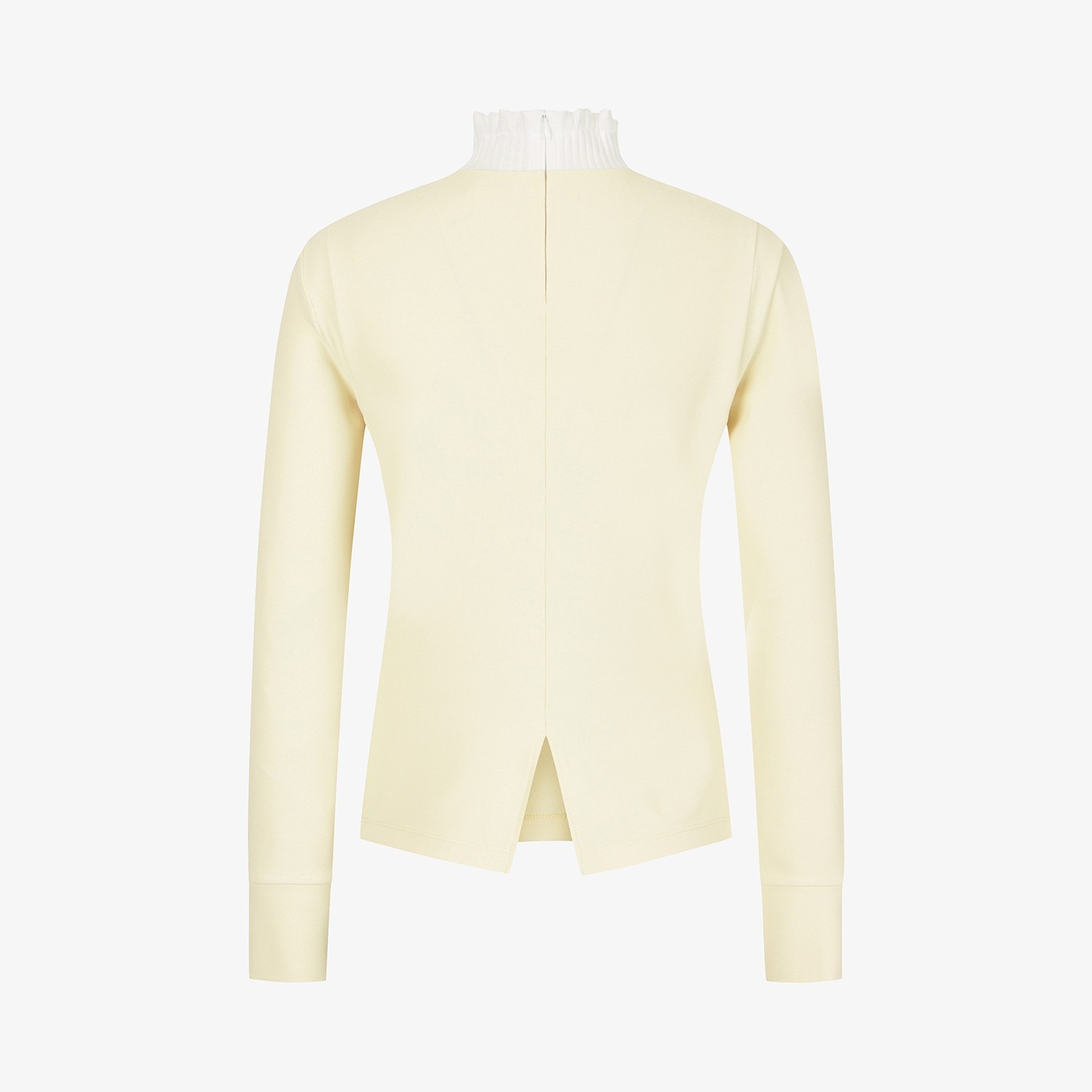 Southcross Frill Mock-Neck Back Slit T-Shirt_LY