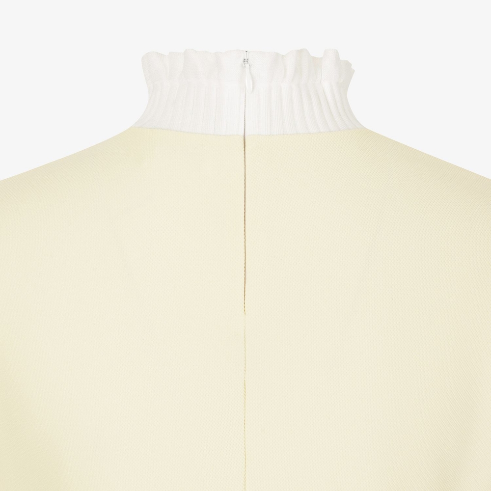 Southcross Frill Mock-Neck Back Slit T-Shirt_LY