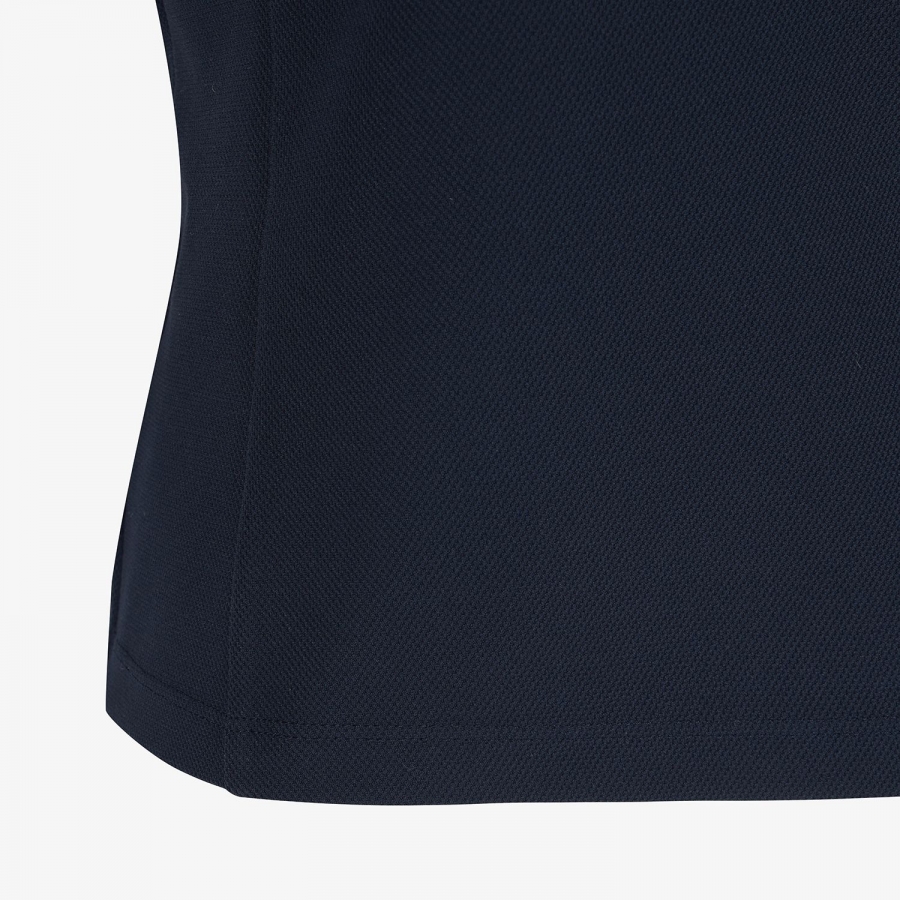 Southcross Frill Mock-Neck Back Slit T-Shirt_NA