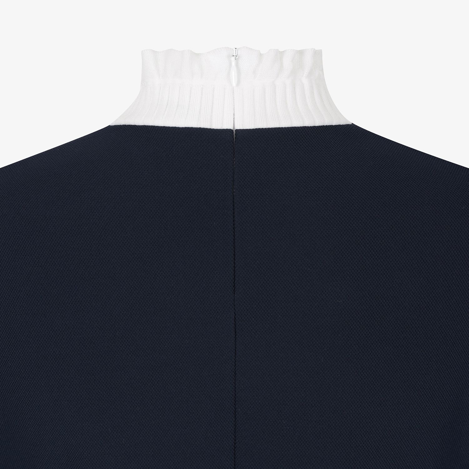 Southcross Frill Mock-Neck Back Slit T-Shirt_NA