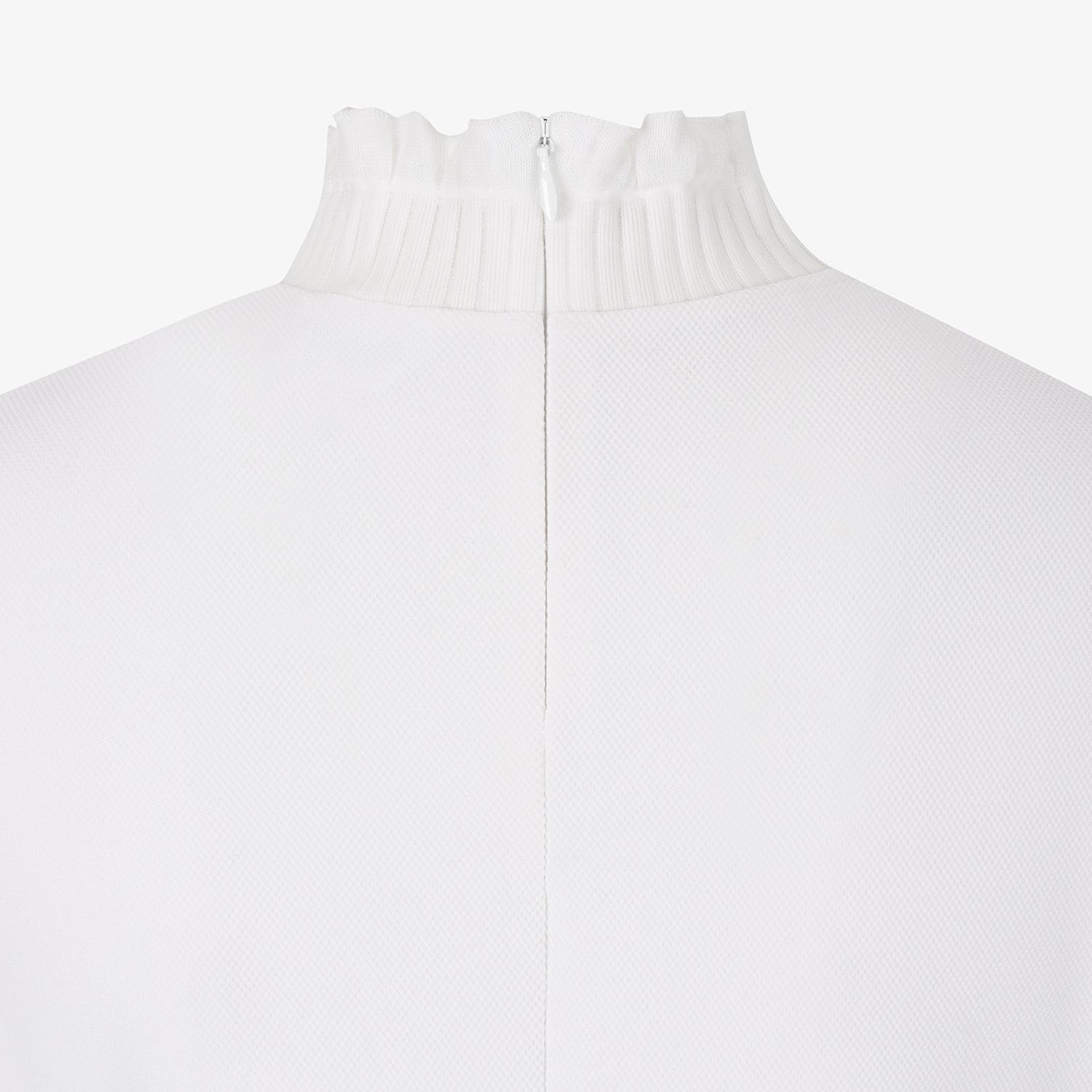 Southcross Frill Mock-Neck Back Slit T-Shirt_WT