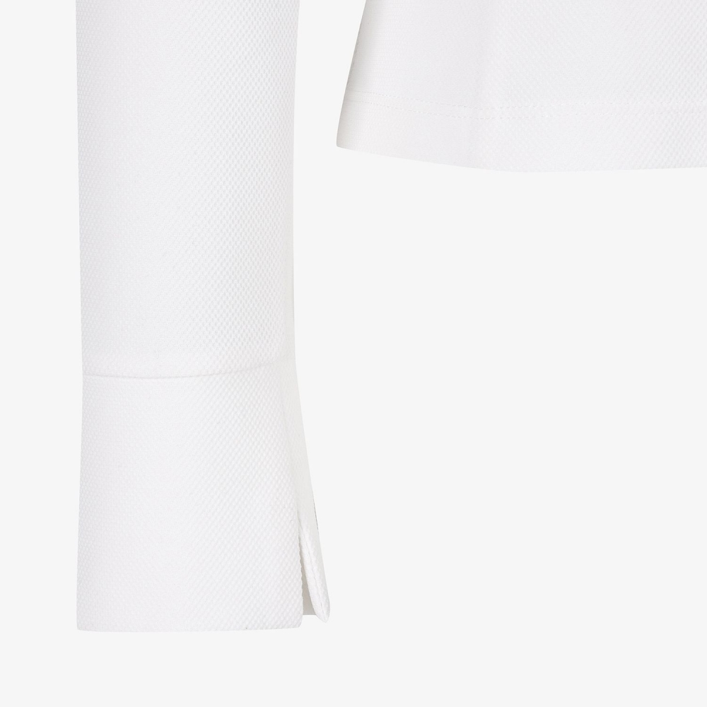 Southcross Frill Mock-Neck Back Slit T-Shirt_WT