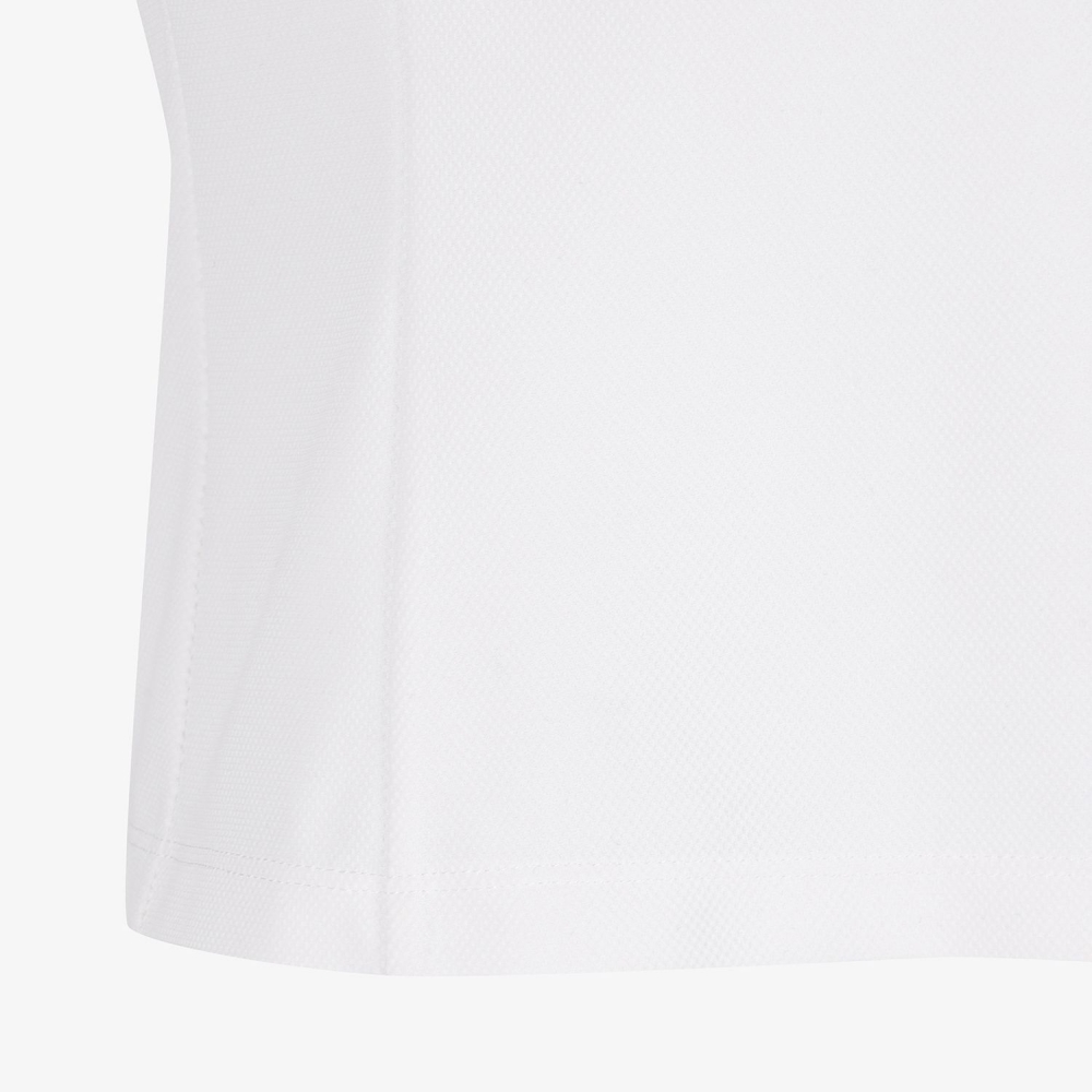 Southcross Frill Mock-Neck Back Slit T-Shirt_WT