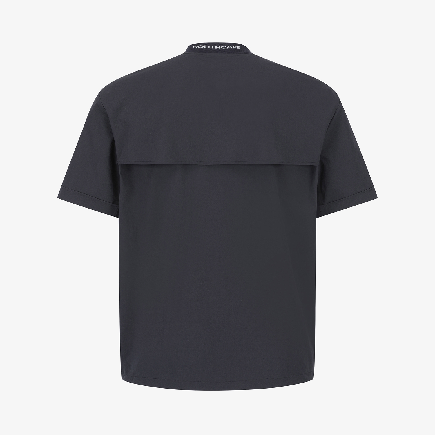 Baseball Collar Short-Sleeve Shirt_DA
