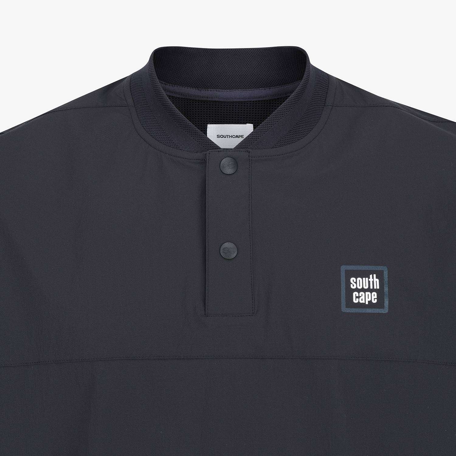 Baseball Collar Short-Sleeve Shirt_DA