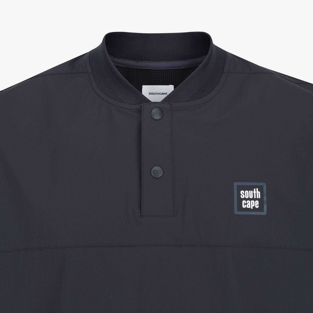 Baseball Collar Short-Sleeve Shirt_DA