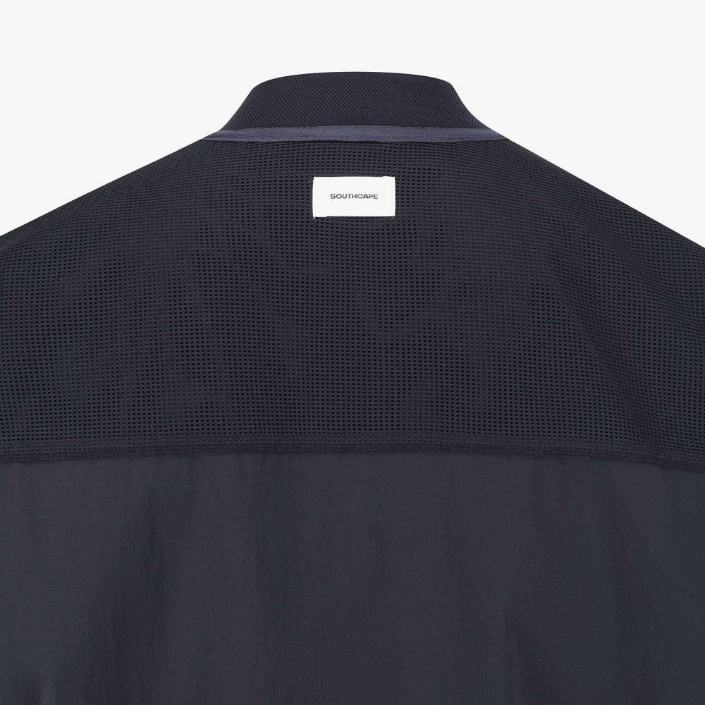Baseball Collar Short-Sleeve Shirt_DA