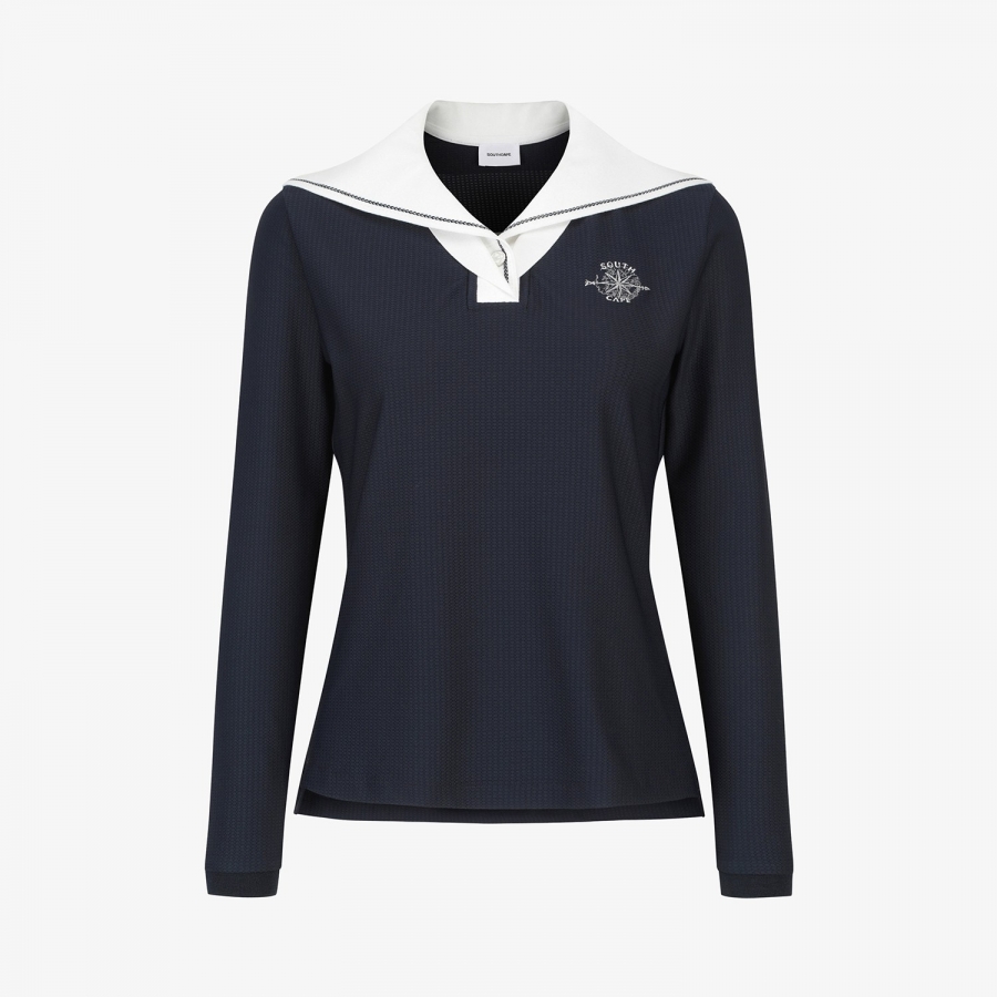 Southcross Sailor-Collar Long-Sleeve T-Shirt_DA