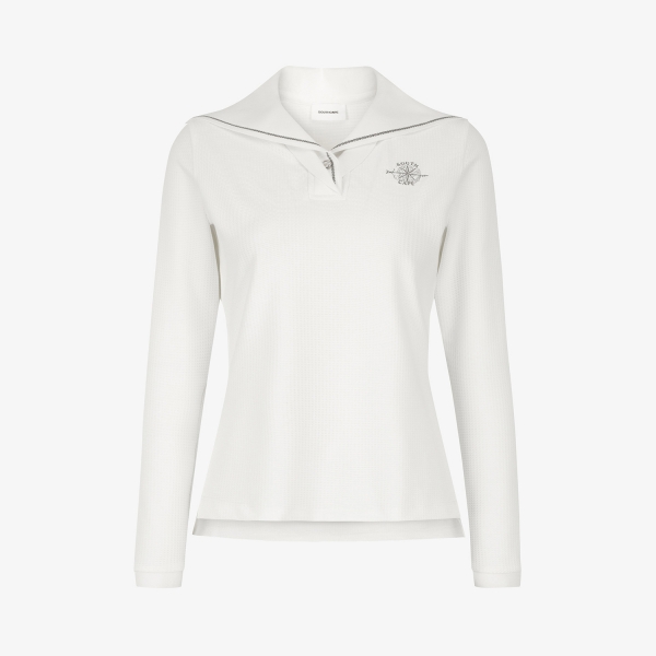 Southcross Sailor-Collar Long-Sleeve T-Shirt_WT