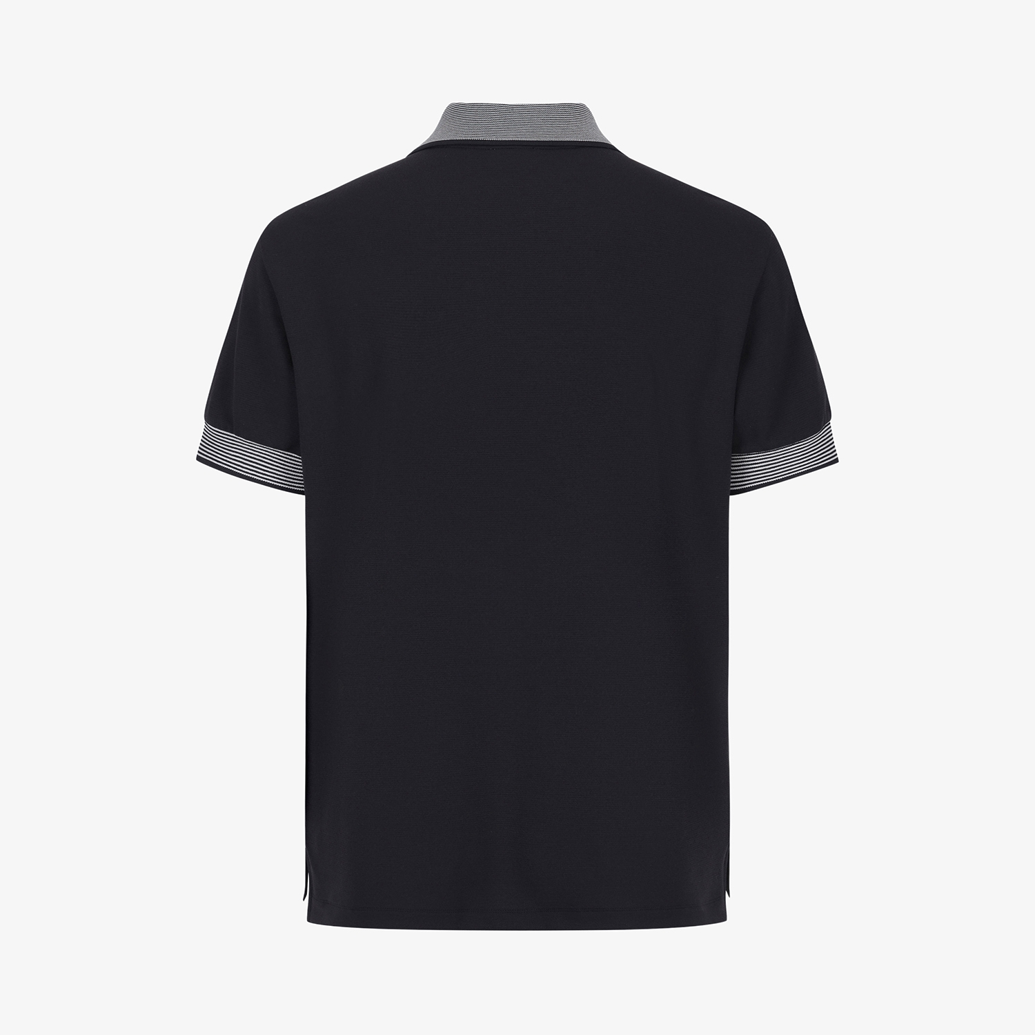 Southcross Sleeve Stripe Half-Zip Shirt_BK