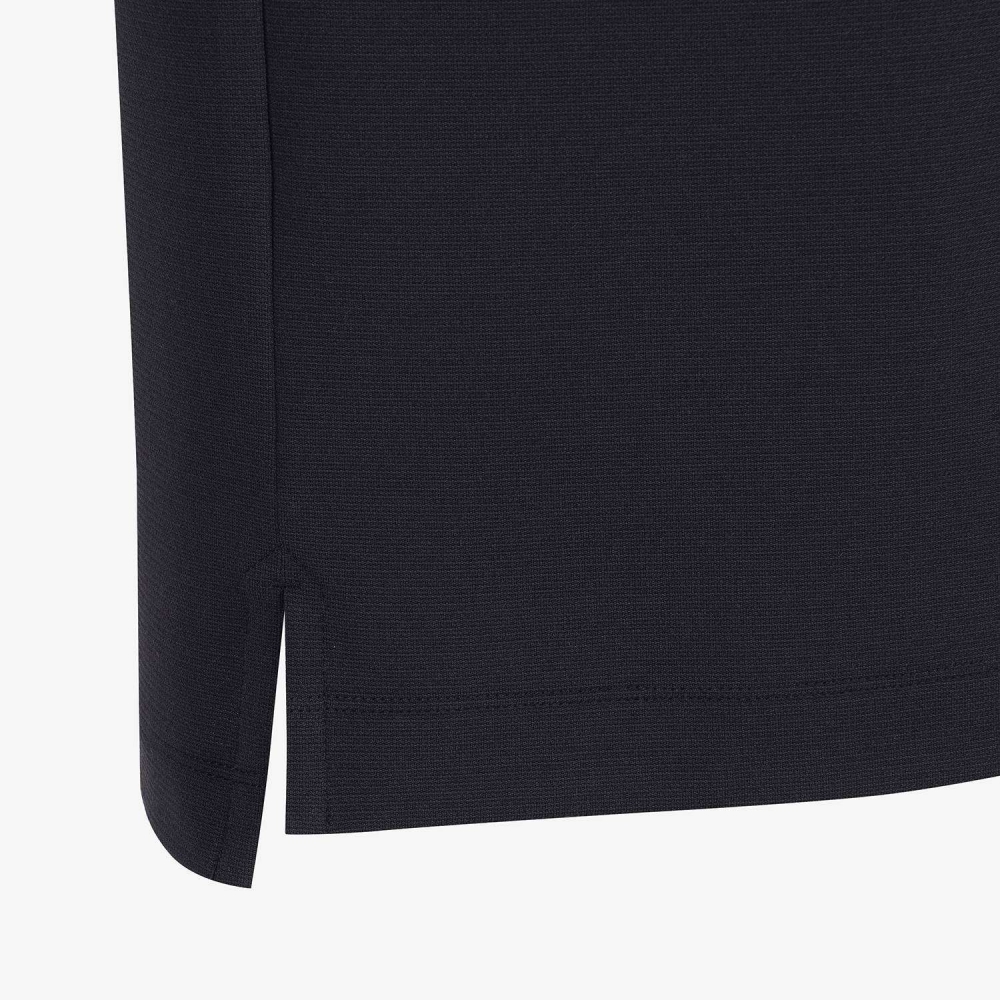 Southcross Sleeve Stripe Half-Zip Shirt_BK