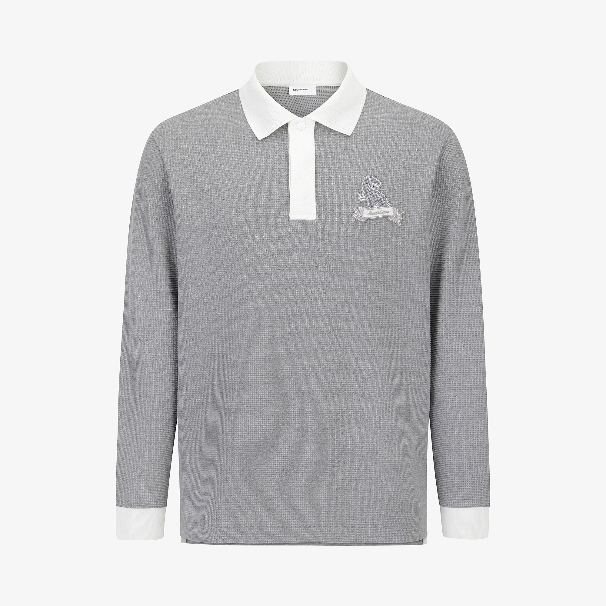 Buddy Embossed-Touch Collar T-Shirt_MG