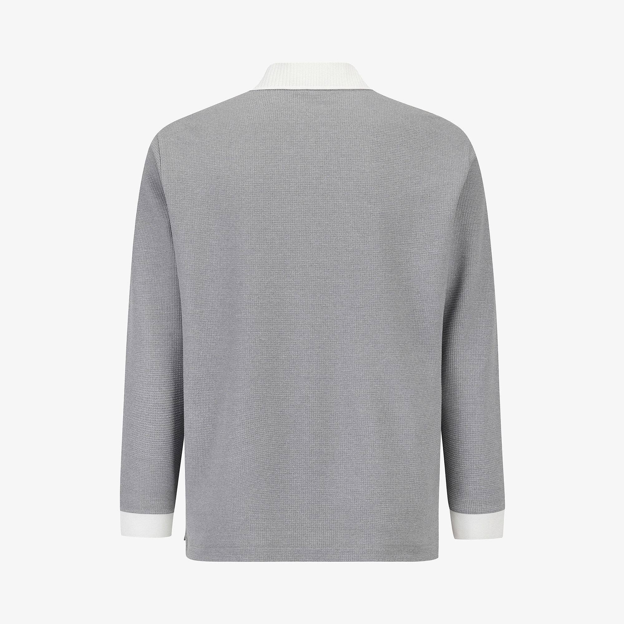 Buddy Embossed-Touch Collar T-Shirt_MG