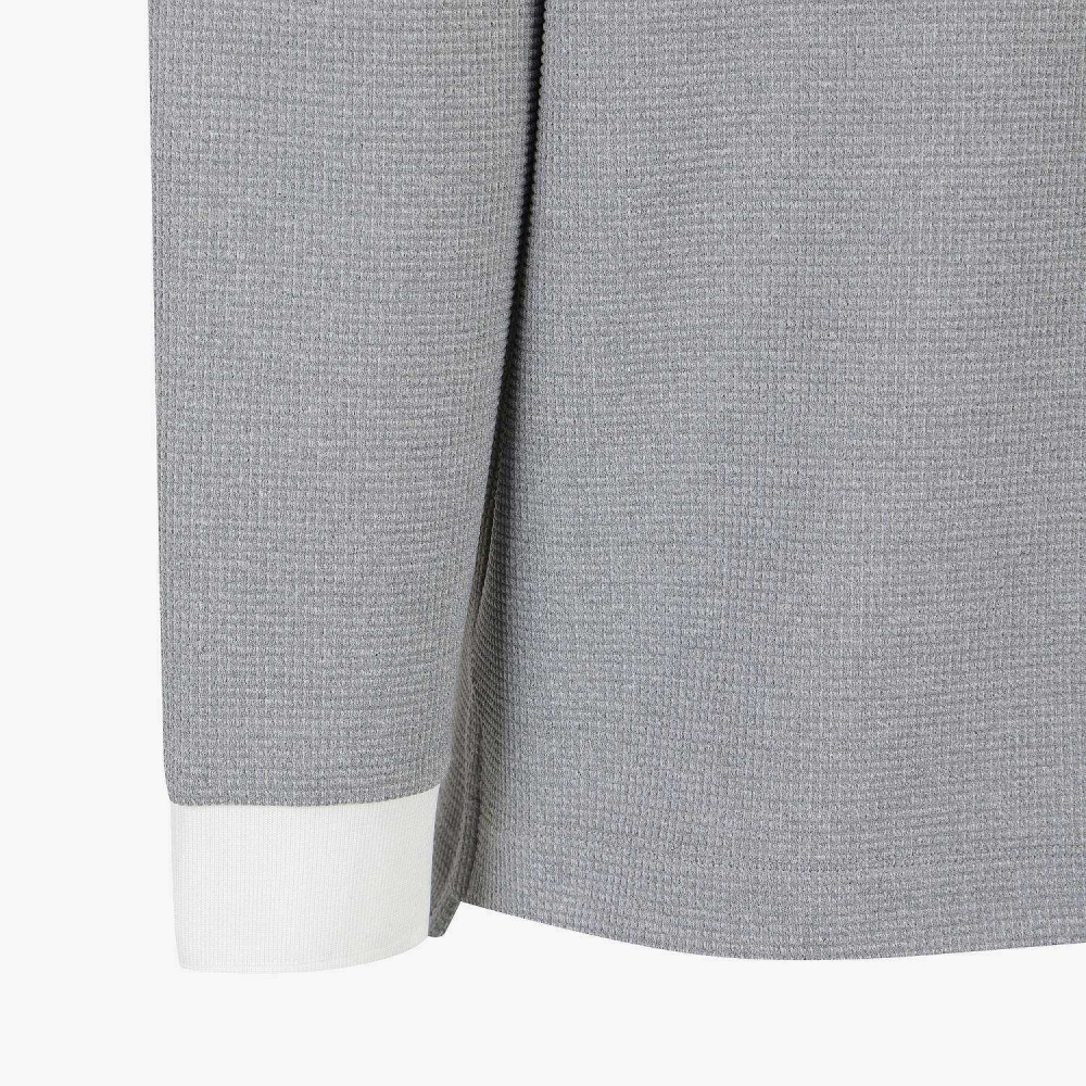 Buddy Embossed-Touch Collar T-Shirt_MG