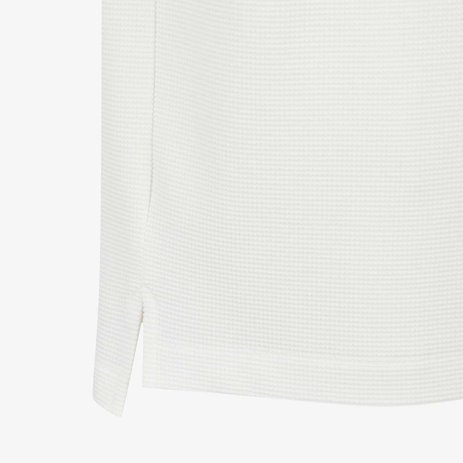 Buddy Embossed-Touch Collar T-Shirt_WT