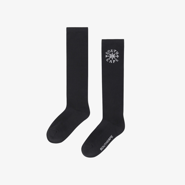 Southcross Logo Knee Socks_BK