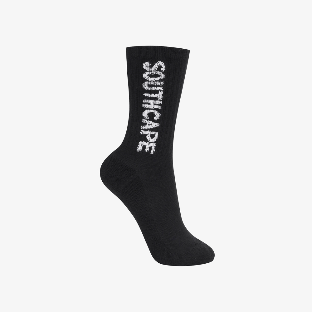 Lettering Logo Socks_BK